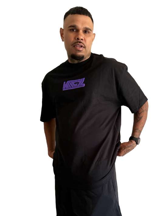 Wagyl Black Simple Tee