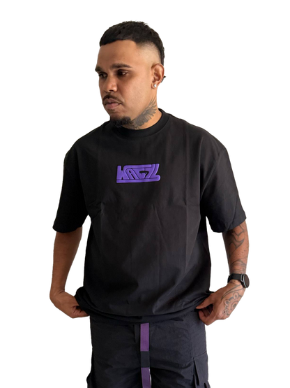 Wagyl Black Simple Tee