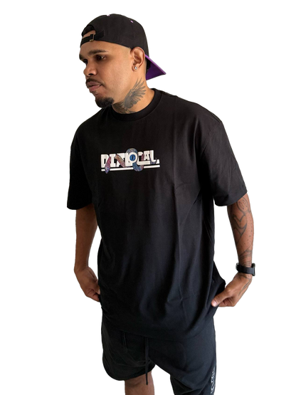 Wagyl Black Graphic Tee