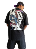 Wagyl Black Graphic Tee